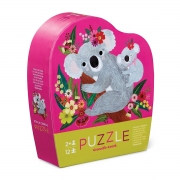 Crocodile Creek Mini Puzzel - Koala - 12 stukken (2j+) Puzzel met 12 stukken van gerecycleerd karton